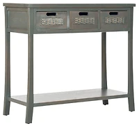 Autumn 3 Drawer Console in French Grey