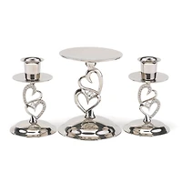 Hortense B. Hewitt Co. Sparkling Love Candle Stand Set