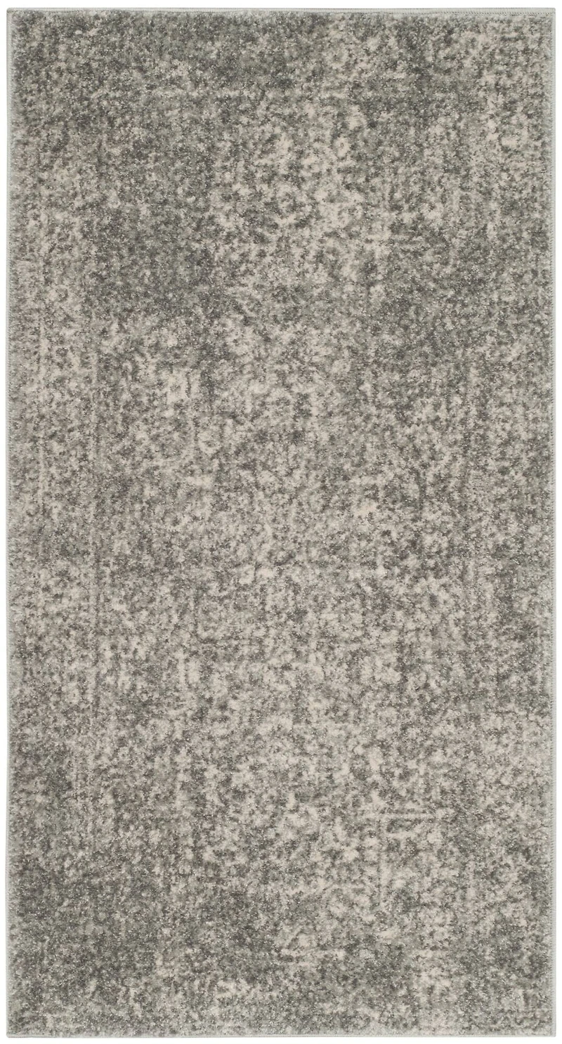 Evoke Distressed Border 2'-2" X 4' Area Rug