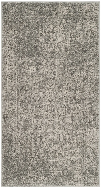Evoke Distressed Border 2'-2" X 4' Area Rug