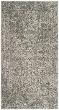 Evoke Distressed Border 2'-2" X 4' Area Rug