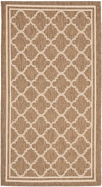 Courtyard Quatre Border 2'-7" X 5' Area Rug