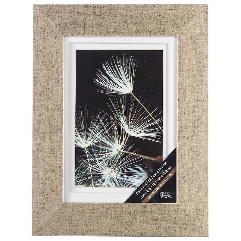 Gallery Champagne Frame with Double Mat by Studio Décor