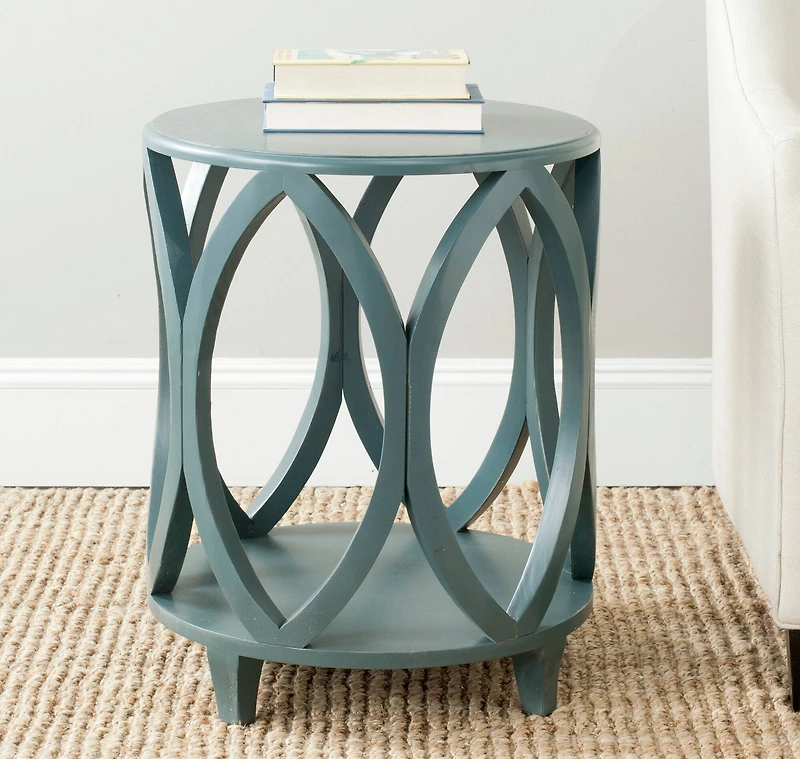 Janika Accent Table in Teal