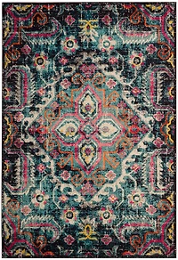 Monaco Emblem 4' X 5'-7" Area Rug