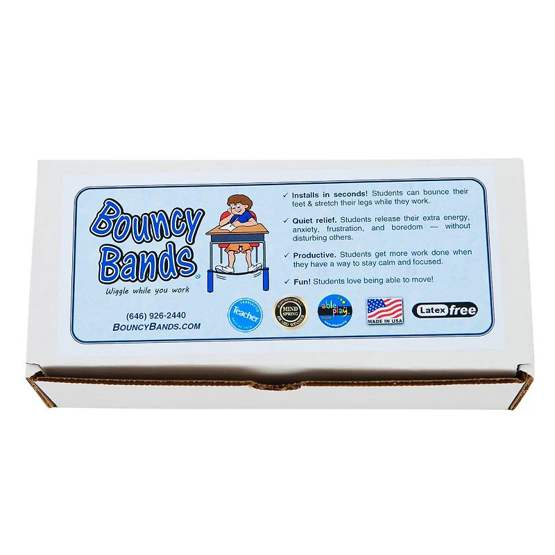 Educators Resource Bouncy Bands for Desk, Black