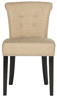 Sinclair Ring Chair Set of 2 in Beige