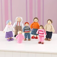 KidKraft Doll Family of 7, Caucasian