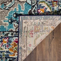 Monaco Border Medallion 2'-2" X 8' Area Rug