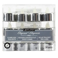 Silver LED Silver Tealight Candles, 24ct. by Ashland®