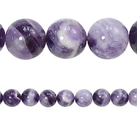 12 Pack: Amethyst Round Beads, 10mm by Bead Landing™