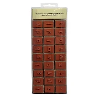 12 Pack: Lowercase Alphabet Wood Stamp Set by Recollections™