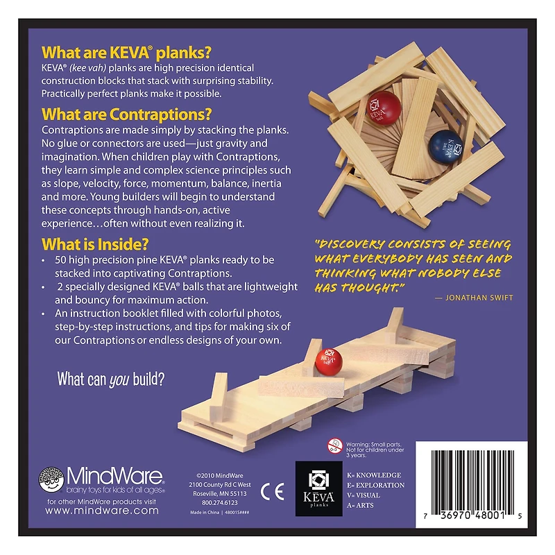 KEVA® Contraptions 50 Plank Set