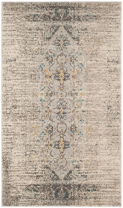 Monaco Vintage Warm 3' X 5' Area Rug