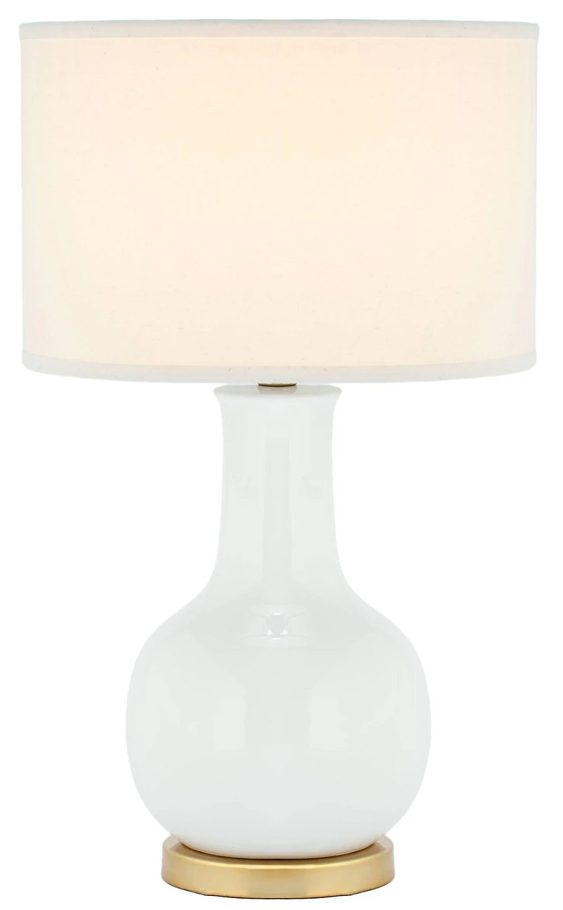 Ceramic Paris Lamp in White