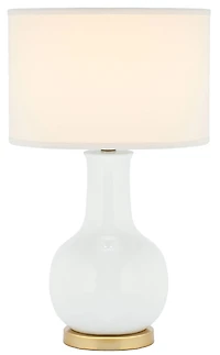 Ceramic Paris Lamp in White