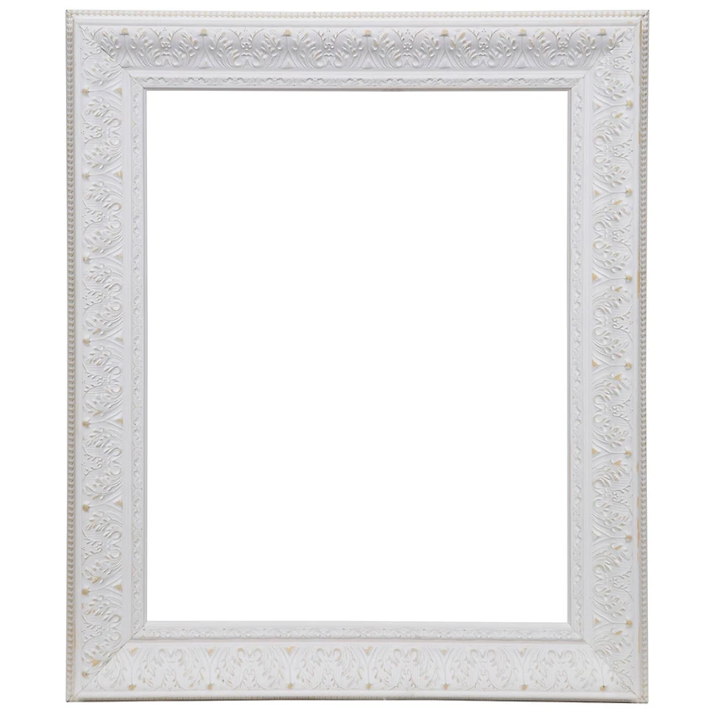 Wide Whitewashed Open Back Frame, 16" x 20" By Studio Décor®