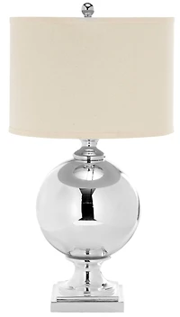 Icott Mercury Glass Lamp in Silver