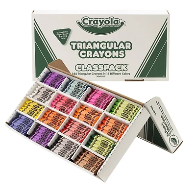 Crayola® Classpack® Triangular Crayons, 256 Pack