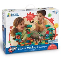 Gears! Gears! Gears!®, Movin’ Monkeys™ Building Set, Set of 136
