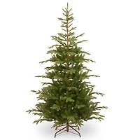 7.5ft. Unlit Feel Real® Hinged Norwegian Spruce Slim Artificial Christmas Tree