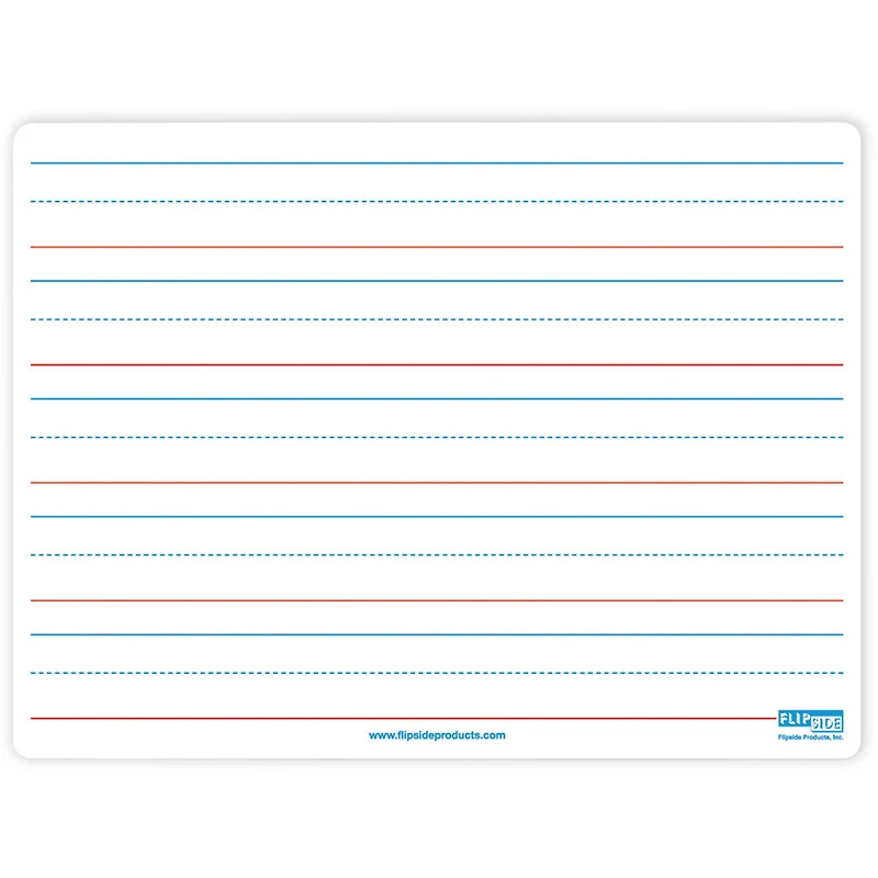 Ruled & Blank Flipside Two-Sided Dry Erase Board, Pack of 3