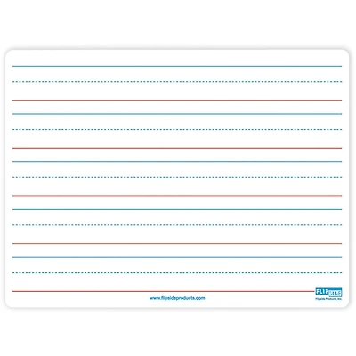 Ruled & Blank Flipside Two-Sided Dry Erase Board, Pack of 3