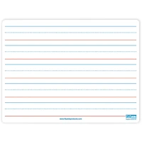 Ruled & Blank Flipside Two-Sided Dry Erase Board, Pack of 3