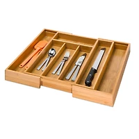 Honey Can Do Bamboo Expandable Cutlery Tray