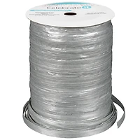 75yd. Silver Metallic Raffia Ribbon By Celebrate It™
