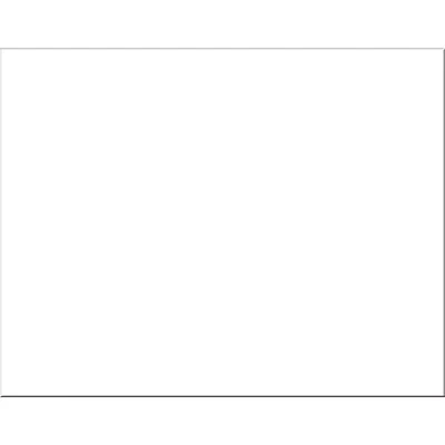 Pacon® White Railroad Poster Board, 22" x 28", Pack of 25