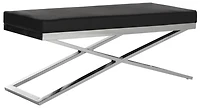 Acra Bench in Black & Chrome