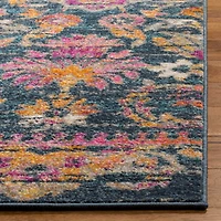 Madison Transitional Floral 2'-3" X 8' Area Rug
