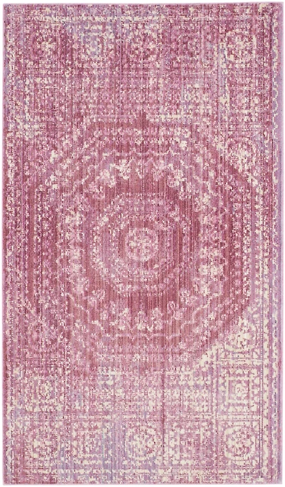 Valencia Distressed Medallion 3' X 5' Area Rug
