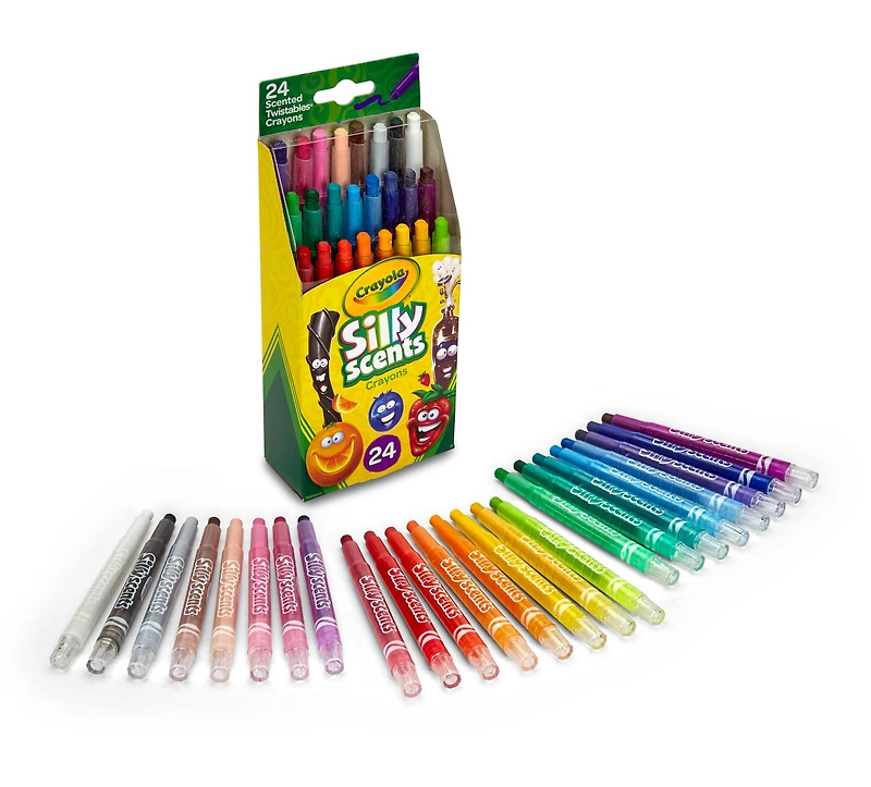 12 Packs: 24 ct. (288 total) Crayola® Silly Scents™ Mini Twistables® Crayons