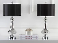 Crackle Lamp Set in Mercury