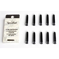 Speedball® Calligraphy Fountain Pen Cartridges Black Ink 10-Pack