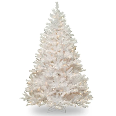 7.5 ft. Pre-Lit Winchester White Pine Full Artificial Christmas Tree, Clear Lights