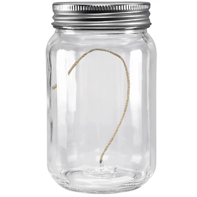 Mason Jar with Silver Metal Lid by Make Market®