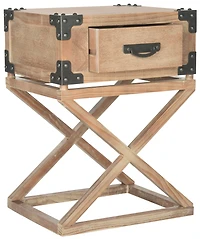 Dunstan Accent Table in Washed Natural Pine