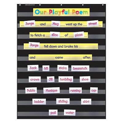 Standard Black Pocket Chart