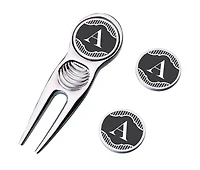 Lillian Rose Black Monogram Divot Tool & Markers Set