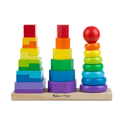 Geometric Stacker Wooden Toy