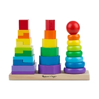 Geometric Stacker Wooden Toy