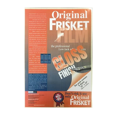 Original Frisket Film, 15" x 10" Gloss