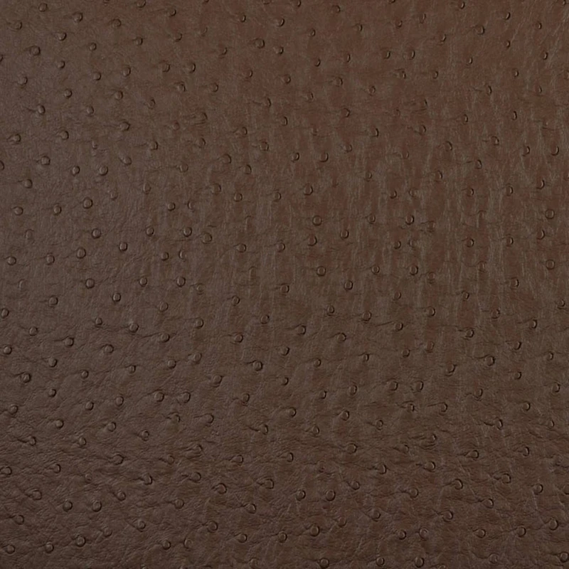 Ostrich Faux Leather Vinyl, Espresso Brown