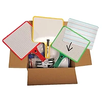 KleenSlate® Dry Erase Board Paddle Classroom Kit, 12 Pack