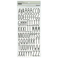 Black Narrow Alphabet Stickers by Recollections™