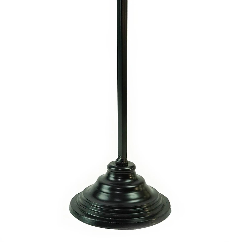 30" Decorative Black Metal Wreath Stand