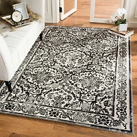 Evoke Border Floral 4' X 6' Area Rug